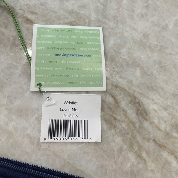 Vera Bradley "Loves Me..." Pattern Wristlet, NWT. - Picture 3 of 5